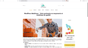 projet wp materiaux projet